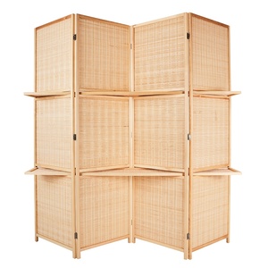 Écran pliant multifonctionnel <span class=keywords><strong>en</strong></span> <span class=keywords><strong>bambou</strong></span>, 1 pièce, cadre <span class=keywords><strong>en</strong></span> bois <span class=keywords><strong>naturel</strong></span> - Product Image 2