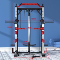 ZJFIT Z-97 Machine Smith multifonction en acier pour la maison – Équipement de gym, rack à squats, power rack – Entraînement de force durable 140 kg