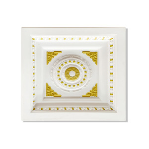 BQ-8718 Chất Lượng Cao Vàng Hiện Đại Polyurethane Huy Chương Trần Thân Thiện Với Môi Dễ Dàng Cài Đặt Khách Sạn Bệnh Viện Mall Trần Lưới - Product Image 1