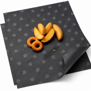 Oil Proof Food Packaging <b>Paper</b> Sheets with Custom Brand Printing for Restaurants Cafes and Food Trucks - Product Image 3