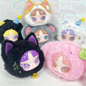 Nouvelle série de sacs à main suspendus en peluche mignons Inn the Party, boîte mystère tendance, sac à fermeture éclair extérieur, porte-monnaie, boîte mystère, jouets - Product Image 1