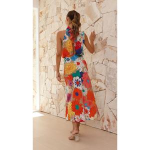 Nuevo Vestido de Verano con Estampado Floral y Cuello Halter - Product Image 4