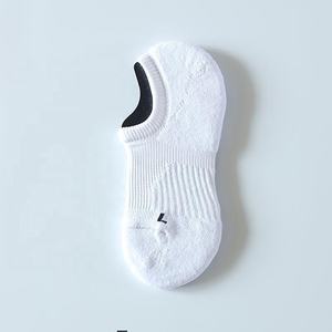High Quality Summer Athletic Sports Ankle <strong>Socks</strong> Men Wholesale <strong>No</strong> <strong>Show</strong> <strong>Trainer</strong> Logo Padded Comfort Sweat Resistance Spring Season - Product Image 3