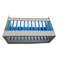 Subrack 3U ODF vide avec capacité de cassette MPO de 12 pièces Construction en acier laminé à froid pour les systèmes de câbles de centres de données