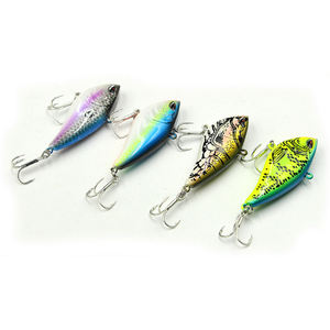 Selco abs vib appâts durs Twintails VIB Soft Vibe Casting Leurre de pêche en mer Plomb Appât souple VIB Pêche Leurre souple avec crochets - Product Image 6