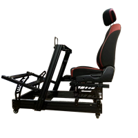 Cockpit de simulateur de course HanTe le plus récent avec siège confortable, simulateur de conduite automobile, entraînement de conduite, simulateur de course