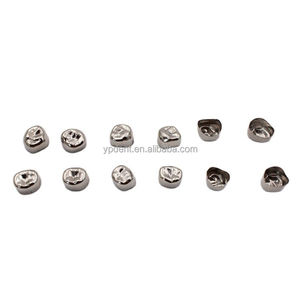 Orthdent 12 pièces/boîte <span class=keywords><strong>dentaire</strong></span> préformé métal <span class=keywords><strong>couronne</strong></span> <span class=keywords><strong>molaire</strong></span> temporaire adulte/enfants couronnes acier inoxydable dentisterie laboratoire outil consommables - Product Image 3