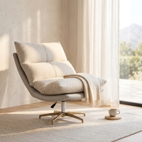 Fauteuil de détente moderne, hauteur réglable, durable, confortable, design écologique pour salon, chambre, bureau à domicile, salle à manger