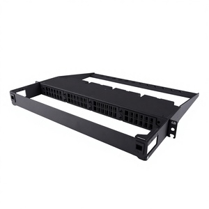 1U 19-inch rackmount MPO glasvezel patchpaneel voor 4 LGX cassettes, plastic MPO LC, 96 vezels voor datacenters/netwerken - Product Image 1