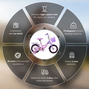 <span class=keywords><strong>Bicicleta</strong></span> Infantil de Alta Calidad Estilo Princesa, 12, 16, <span class=keywords><strong>20</strong></span> Pulgadas, para Niñas de 2 a 12 Años - Product Image 3
