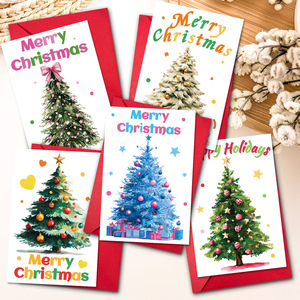 Customizable Personalized Christmas Greeting <b>Cards</b> with Envelopes Digital Printing on Cardboard <b>Gift</b> <b>Cards</b> - Product Image 5
