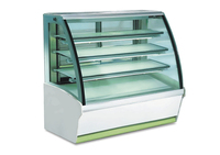 Réfrigérateur à porte unique Linkrich 220V avec éclairage LED, contrôle numérique de la température, R134A, nouveau refroidisseur pour la présentation de gâteaux