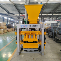Machine à fabriquer des briques QTJ4-40A Eco, contrôlée par PLC, à moteur hydraulique, pour blocs de construction emboîtables haute densité