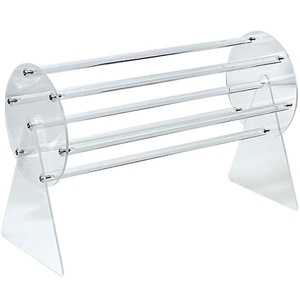 Acrylic Hair Clip Storage Rack Double Layer 360 Degree Rotation Claw Clip Organizer Display Stand For Daily Use - Product Image 3