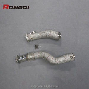 Easy to Install Auto Car Exhaust Front Pipe S58 Straight Midpipe Front Section for BMW M3 G80 M4 G82 3.0T Header Pipe - Product Image 3