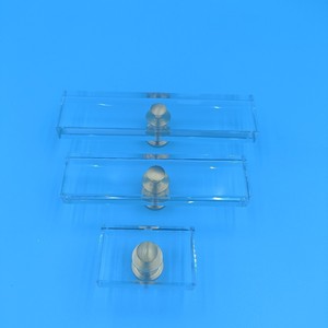 Acrylic Processing Acrylic <b>Display</b> <b>Case</b> 10x10mm CNC Engraved Transparent Crystal Jewelry <b>Display</b> Accessory - Product Image 1