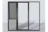 AS2047 Volets à Louvre Brisbane personnalisés Système de fenêtre Persiennes à cadre en aluminium Fenêtres en aluminium avec service local australien
