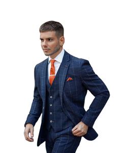 <span class=keywords><strong>Costume</strong></span> homme <span class=keywords><strong>italien</strong></span> à carreaux 2025, <span class=keywords><strong>costume</strong></span> homme, mariage, coupe ajustée, bal de promo, marié, Terno Masculino, blazer 3 pièces (veste + pantalon + gilet) - Product Image 1