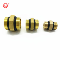 Raccord droit mâle en laiton de haute qualité GA sans ruban PTFE, raccord de plomberie en laiton