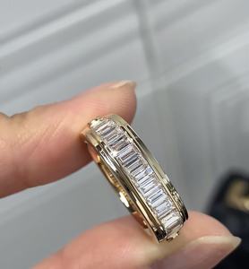 เครื่องประดับสั่งทำพิเศษ แหวนทองแท้ 9k 10k 14k 18k ทองคำขาว ทองคำชมพู ทองคำเหลือง ประดับเพชร/พลอยจากแล็บ ผลิตจากโรงงาน - Product Image 1