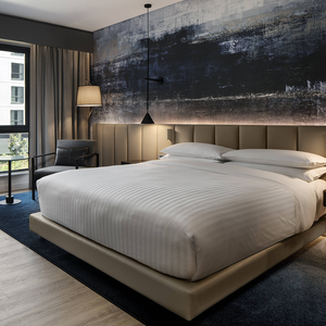 आकार बिस्तर की रोशनी और पूर्ण बेडरूम सेट चैम्ब्रे एक कुचर पूरक बेडरूम फर्नीचर सेट - Product Image 1