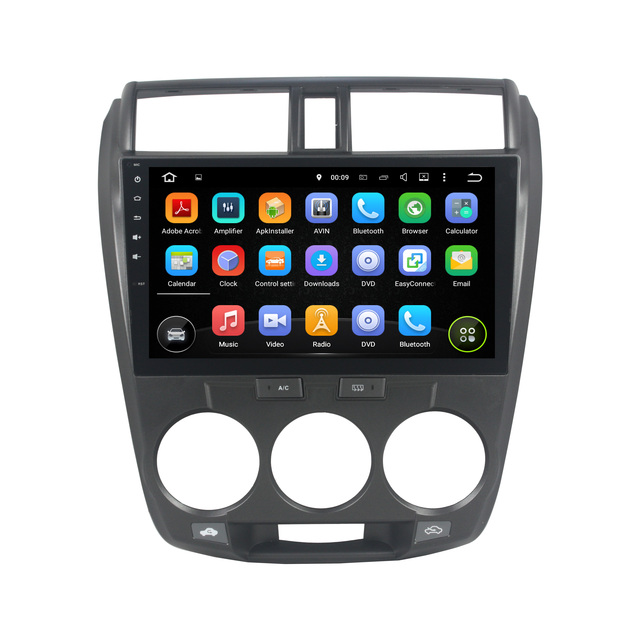 10.1" for CITY 2006-2013 Car Infotainment System with GPS Amplifier RGB-Carplay & Android Auto for Player