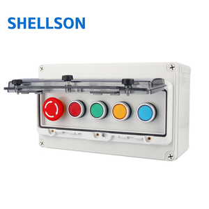 Kotak penutup tahan air sakelar tombol tekan Reset datar sesaat kotak proyek elektronik IP65 plastik ABS - Product Image 6