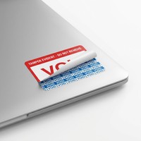 Autocollant de garantie de sécurité inviolable VOID pour l'électronique grand public, étiquette PET anti-contrefaçon