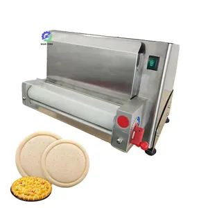 4-11 Stuks/min Pizzadeegpersmachine 12-18 Inch 1-5.5 Dikteregelaar Deegsheeter Voor Pizza