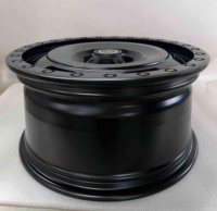 Jantes en alliage d'aluminium forgé 6061 T6, design concave noir mat, pressées 12000T, norme DOT S1-00324, 18-24, sur mesure