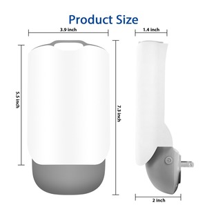 <b>Sticky</b> Refill Cartridge, Plug-in LED Smart Mosquito Trap Lamp, Replaceable <b>Flying</b> Insect <b>Catcher</b> - Product Image 5
