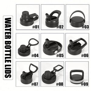 Botella de Agua Deportiva Aislada de Acero Inoxidable con Recubrimiento en Polvo, Boca Ancha, 18oz, 32oz, 40oz, con Tapas y Logotipo Personalizado - Product Image 4