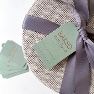 Thẻ cardstock kết cấu sang trọng cho trang phục thời trang thẻ treo giấy cho các mặt hàng quảng cáo thẻ giấy Logo tùy chỉnh cho bán lẻ - Product Image 2