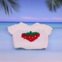Nuevo Producto: Oso de Peluche en Forma de Corazón con Ropa y Suéter, Relleno de Algodón PP, Acrílico, Unisex, Navidad, 14 Años