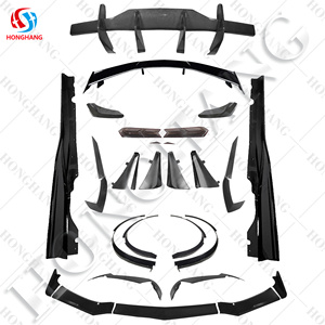 Accessoires Auto Chaoshenghang autres pièces de voiture séparateur de lèvre avant noir brillant pour <span class=keywords><strong>Corvette</strong></span> C8 Z51/Stingray 2020-2024 boîte en Carton - Product Image 1