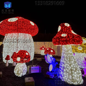 Ngoài trời kỳ nghỉ trang trí đèn nấm <span class=keywords><strong>LED</strong></span> Motif ánh sáng giáng sinh ánh sáng - Product Image 5