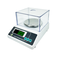 Balance électronique de haute précision 0,001g 0,01g, affichage LED vert, balance portable pour bijoux, laboratoire, OEM ODM personnalisé