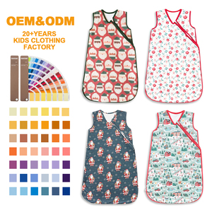 Gigoteuses en coton biologique pour bébé, <span class=keywords><strong>gigoteuse</strong></span> de Noël, vêtements pour bébé, couverture d'emmaillotage personnalisée pour bébé, <span class=keywords><strong>gigoteuse</strong></span> écologique pour nouveau-né - Product Image 1