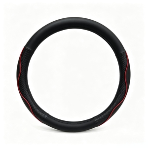 Housse de <span class=keywords><strong>volant</strong></span> de voiture en <span class=keywords><strong>cuir</strong></span> PU noir avec accents rouges, universelle, antidérapante, convient aux volants de 37 à <span class=keywords><strong>39</strong></span> <span class=keywords><strong>cm</strong></span>, adaptée à toutes les saisons - Product Image 1