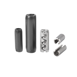 Goupilles à ressort cylindriques ouvertes en acier au carbone 65Mn DIN7346, finition brillante, robustes, 2mm, 2.5mm, <span class=keywords><strong>3mm</strong></span>, 4mm - Product Image 2