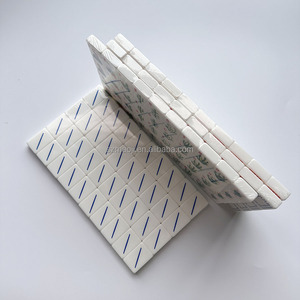 Juego de Mahjong Mini de Una Sola Capa, Blanco, Hecho a Mano con Alambre, Fichas de Acrílico, Portátil, Ecológico, Entretenimiento para Fiestas, Lujo de Alta Gama - Product Image 6