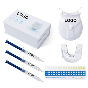 Custom Logo Luxury <b>Teeth</b> <b>Whitening</b> Kit Fresh Mint Gel Non-Peroxide Mouth Guard 3ml Syringes CE Certified Private Label Box - Product Image 2