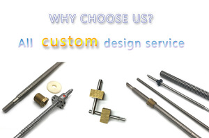 Cnc כדור בורג T22 T8 T10 T20 8Mm 8Mm כדור בורג 14Mm 16Mm 20Mm 32mm 400Mm 1000 Mm עופרת בורג טרפז הברגה מוט עם אגוז - Product Image 6