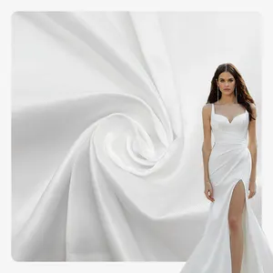 Duchess Satin Fabric Women Party Wear Dress Material Crepe Satin Polyester Fabric For Dress Evening Wear Satin Fabric