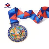 LZY Fabricant de médailles personnalisées avec logo, en métal, pour la danse, les sports, les courses, la gymnastique, le patinage, avec paillettes, médailles de récompense, médaille d'or