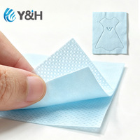 Y&H YHS0004 Feuilles de lessive en mousse 4-en-1 attrape-couleurs, 3 couches, avec adoucissant et parfum Brise Fraîche Bleue