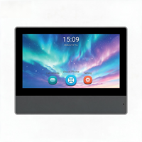 Tablette Intérieure H814 Android 8.1 avec Interphone, Écran Tactile IPS 7 Pouces, Vidéo-Parlophone POE pour Système de Conférence et Maison Intelligente/Appartement