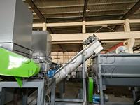 Machine à laver en plastique de recyclage de bouteilles en PET 2025 avec nouvelle pompe à roulement moteur-PE PP PVC recycler l'état de la ligne de lavage nouveau utilisé