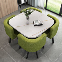 Table de restaurant en acier de luxe pour cafés, hôtels, rassemblements modernes - Mobilier commercial durable