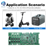 Module BMS intelligent d'équilibrage actif KLS 6S 24S LiFePO4 Li-ion NMC Sodium pour véhicule électrique à basse vitesse à quatre roues CE FCC